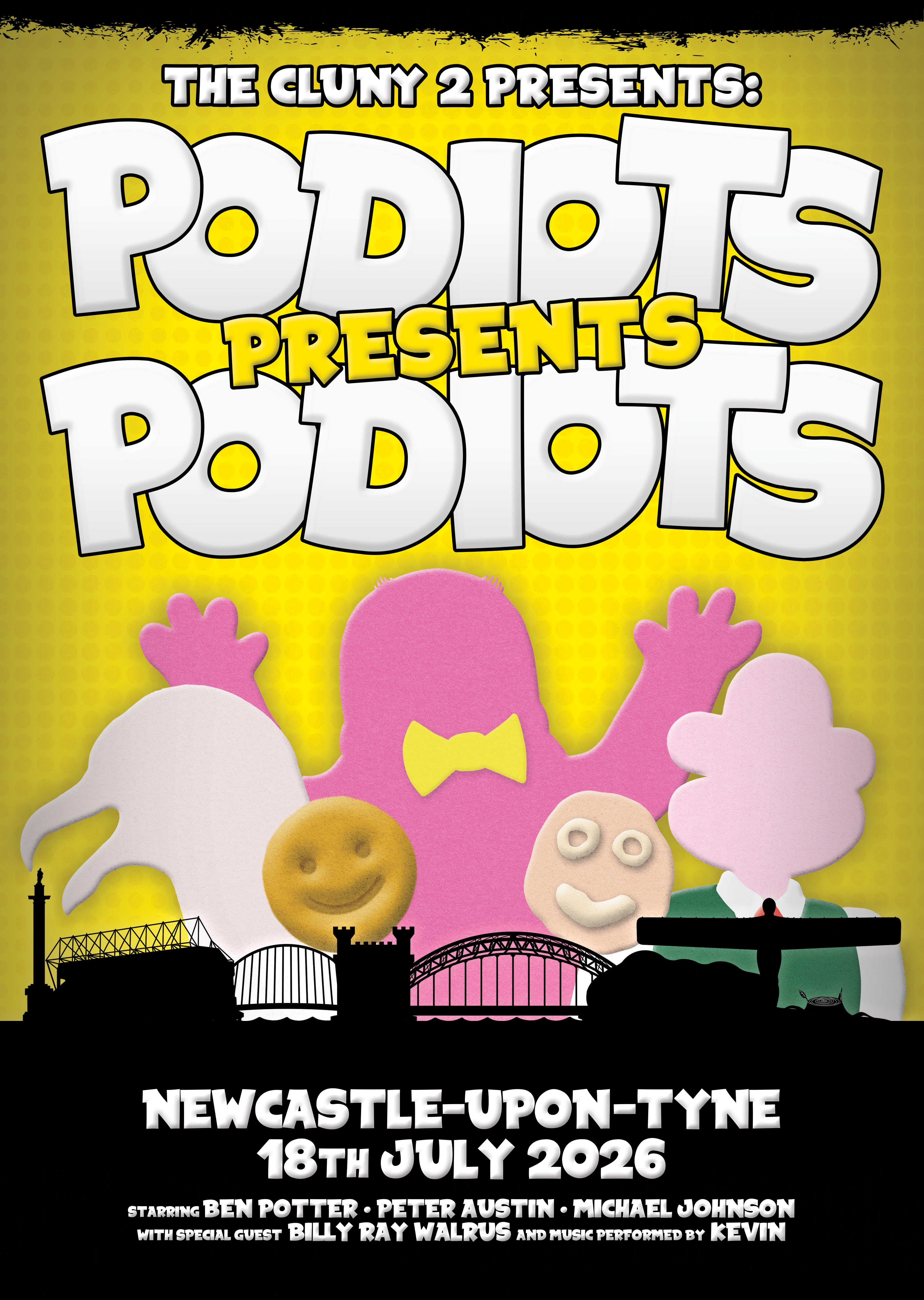 Podiots Presents Podiots A3 Poster