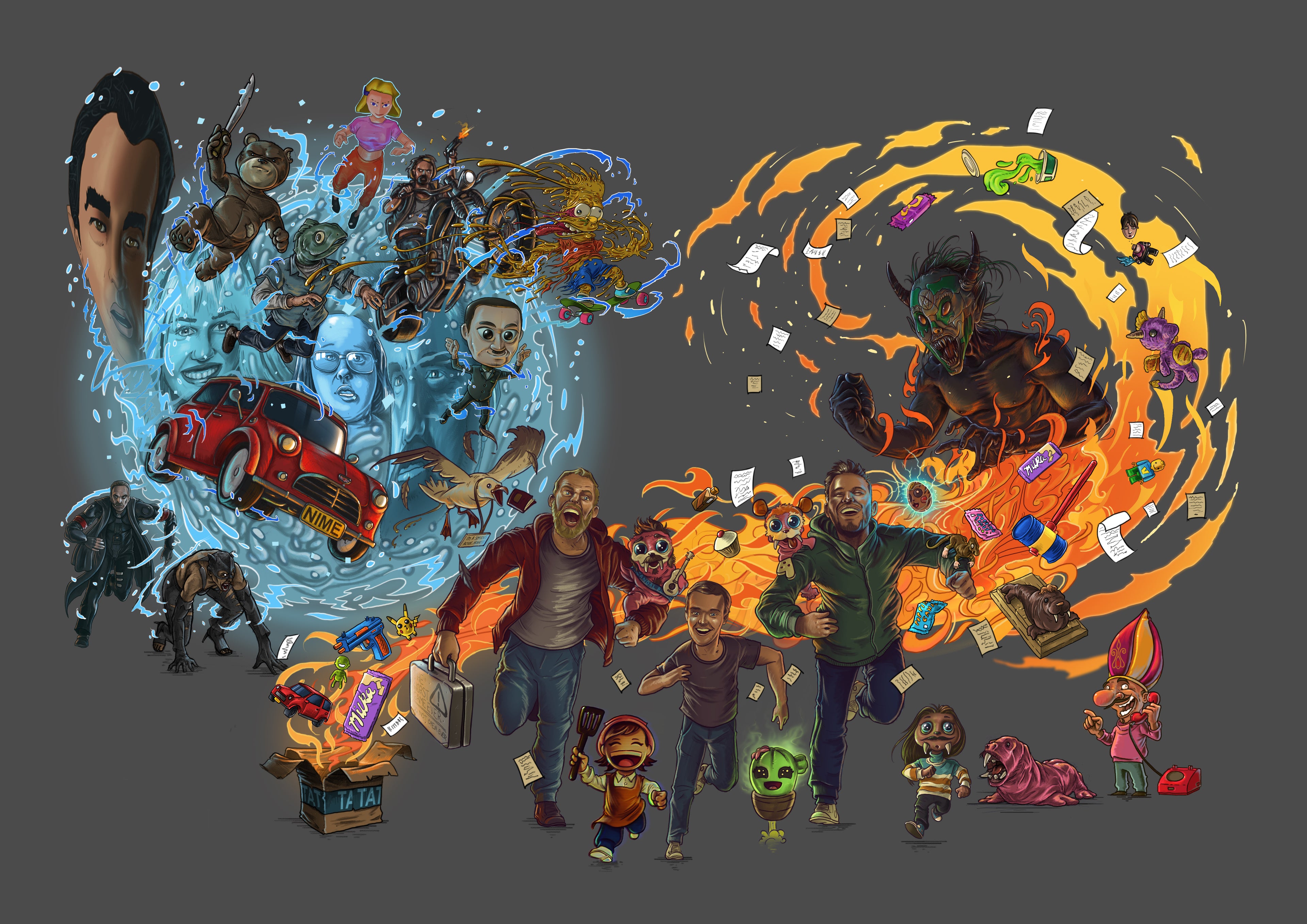 Worst Games Ever A3 Print